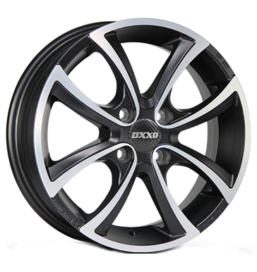 pneumatiky - 5x15 4x100 ET38 OXXO Telesto Black schwarz matt black polished Chiptuning + Motor Tuning Rfky / Alu OXIGIN odevy disky