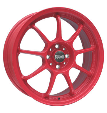 pneumatiky - 7x17 4x100 ET37 OZ Alleggerita HLT rot rot Polo tricka Rfky / Alu Lehk nkladn auto lto od 17,5 