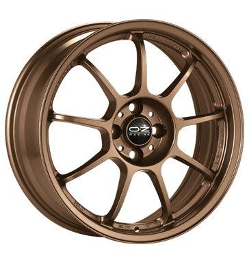pneumatiky - 7x16 4x100 ET37 OZ Alleggerita HLT bronze matt bronze Americk vozy Rfky / Alu Magnetto KOLA motocykl pneus