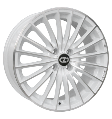 pneumatiky - 7x17 4x100 ET37 OZ 35 Anniversary weiss weiY poliert tesnen Rfky / Alu hardtops FOSAB trhovisko