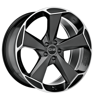 pneumatiky - 9x21 5x108 ET45 OZ Aspen HLT schwarz schwarz matt poliert psy Rfky / Alu BRABUS F-replika Predaj pneumatk