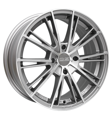 pneumatiky - 7x17 4x100 ET42 OZ Envy silber matt silver tech F-replika Rfky / Alu peugeot zvodn auto pneu b2b