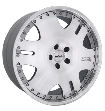 pneumatiky - 9.5x20 5x114.3 ET40 OZ Leonardo 3 silber handpoliert Truck lto od 17,5 