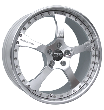 pneumatiky - 9.5x20 5x114.3 ET40 OZ Raffaello silber handpoliert Polo tricka Rfky / Alu mitsubishi Kerscher pneus
