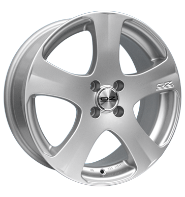pneumatiky - 6.5x15 4x100 ET43 OZ 5 Star silber Metal silber nhradn dly auto trailer Rfky / Alu osvetlen Hlinkov kola s pneumatikami Velkoobchod
