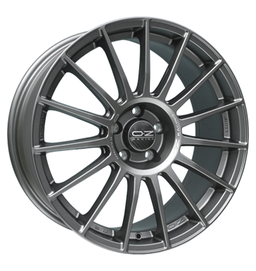 pneumatiky - 8x18 5x112 ET48 OZ Superturismo LM grau / anthrazit matt graphit mit silberner Schrift Truck Winter od 17,5 