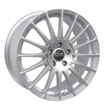 pneumatiky - 6.5x15 5x114.3 ET45 OZ Superturismo GT silber racing silber graue Schrift zvedk Rfky / Alu Barracuda Stars 2 roky pneumatiky