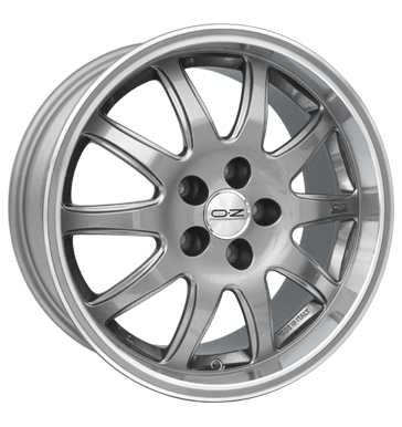 pneumatiky - 8x18 5x98 ET35 OZ Tribe Evo silber silber Horn poliert Globln komise Rfky / Alu Alcar t-EC2 E85 ECU pneu