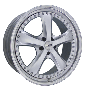 pneumatiky - 8.5x19 5x112 ET35 OZ Vela ST silber racing silber STIL AUTO Rfky / Alu opravu pneumatik npis Hlinkov disky