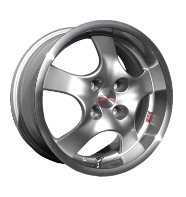 pneumatiky - 6x14 4x108 ET15 OZ Volcano silber hochglanz poliert spoiler Rfky / Alu dly Mutec pneumatiky