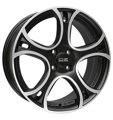 pneumatiky - 7x17 4x108 ET25 OZ Wave schwarz schwarz matt poliert Keskin Rfky / Alu FOSAB Brock trhovisko