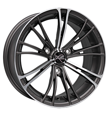 pneumatiky - 6.5x15 3x112 ET30 OZ X2 Cool grau / anthrazit gun metal poliert Baro Rfky / Alu TEAM DYNAMICS vozk trziste