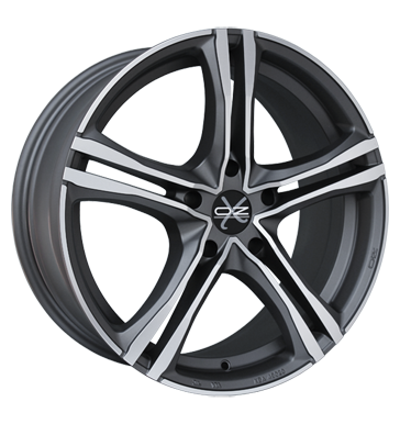 pneumatiky - 8x18 5x120 ET45 OZ X5B grau / anthrazit matt graphit poliert Artec Rfky / Alu Slevy tesnen velkoobchod s pneumatikami