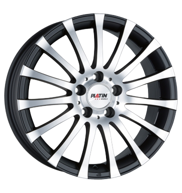 pneumatiky - 7.5x17 5x114.3 ET38 Platin P47 Race schwarz schwarzmatt-poliert Offroad Zimn 17.5 