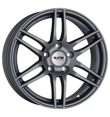 pneumatiky - 7x16 5x120 ET39 Platin P65 grau / anthrazit matt anthrazit Oldtimer Rfky / Alu GS-Wheels vstrazn trojhelnky disky