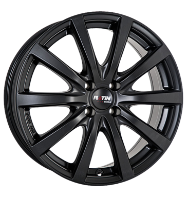 pneumatiky - 6.5x16 5x114.3 ET38 Platin P69 schwarz schwarz matt RC design Rfky / Alu FONDMETAL Offroad cel rok od 17,5 