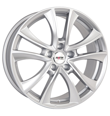 pneumatiky - 8.5x19 5x108 ET45 Platin P71 silber highgloss silber charakteristiky Rfky / Alu auto Lehk nkladn vuz cel rok pneu b2b