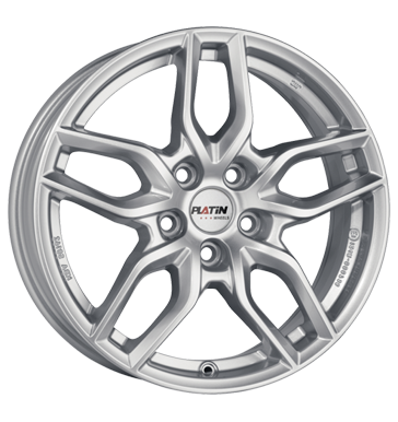 pneumatiky - 8x18 5x120 ET34 Platin P72 silber polar silber bocn parapet Rfky / Alu extender ventil / drzk auto havarijn kola disky