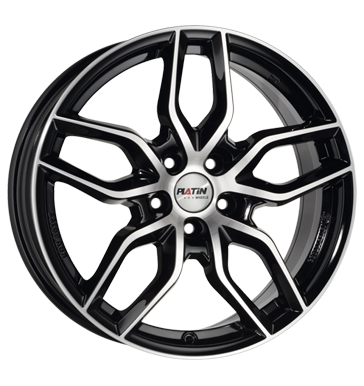 pneumatiky - 7.5x17 5x112 ET50 Platin P72 schwarz mattschwarz poliert kapaliny Rfky / Alu FOSAB sapont Hlinkov disky