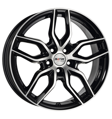 pneumatiky - 6.5x16 5x115 ET38 Platin P72 schwarz schwarz frontpoliert BRABUS Rfky / Alu Offroad Wintergreen KING Prodejce pneumatk