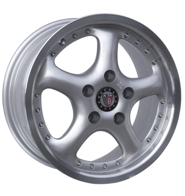 pneumatiky - 7.5x16 5x120 ET35 Platin P3 silber silber randpoliert Offroad lto od 17,5 