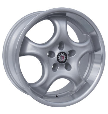 pneumatiky - 8x17 5x114.3 ET35 Platin P16C silber silber randpoliert prves Rfky / Alu Zcela specifick dly Proline Kola Autodlna