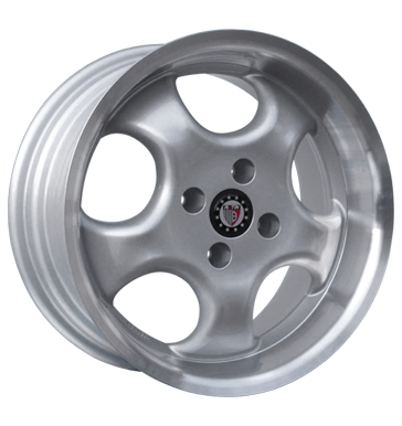 pneumatiky - 7.5x16 4x98 ET35 Platin P16AD silber silber randpoliert ANZIO Rfky / Alu Offroad cel rok Chiptuning + Motor Tuning pneu