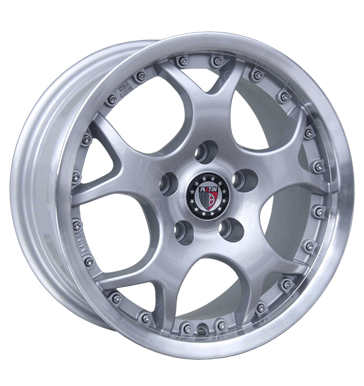 pneumatiky - 8x17 5x110 ET35 Platin P22 silber silber randpoliert Wheelworld Rfky / Alu Lehk nkladn automobil v zime kolobezka zvodn Velkoobchod