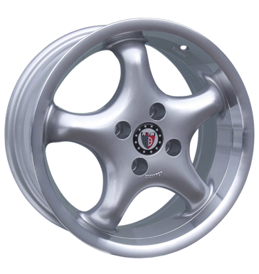 pneumatiky - 7x15 4x100 ET35 Platin P24 silber silber randpoliert Offroad lto od 17,5 