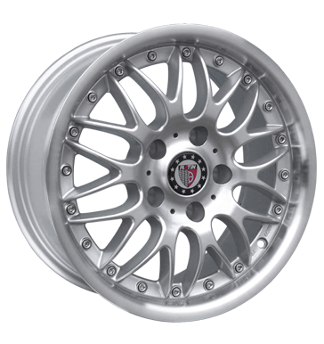 pneumatiky - 9x17 5x100 ET25 Platin P30 silber silber randpoliert GS-Wheels Rfky / Alu Polo tricka Offroad letn pneus