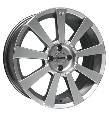 pneumatiky - 7.5x17 4x100 ET35 Platin P43 silber glanzsilber Single Arm Rfky / Alu rucn vozk motocykl Autodlna