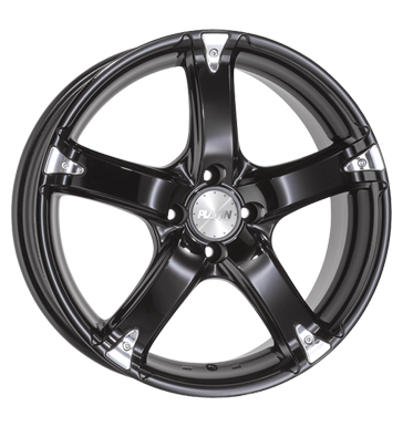 pneumatiky - 8x17 4x100 ET35 Platin P44 schwarz schwarz Bund bundy Rfky / Alu Lorinser odevy Velkoobchod