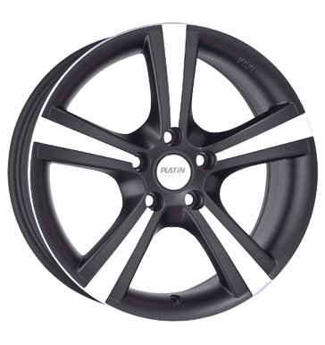 pneumatiky - 8x18 5x114.3 ET38 Platin P46 schwarz schwarz matt kmh-Wheels Rfky / Alu rukavice EMOTION b2b pneu