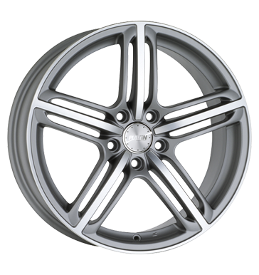 pneumatiky - 8.5x19 5x112 ET30 Platin P48 grau / anthrazit gunmetal telo Rfky / Alu hasic prstroj Antera trhovisko