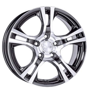 pneumatiky - 8x18 5x114.3 ET40 Platin P53 schwarz schwarz poliert replika Rfky / Alu Tube: zklopky TEAM DYNAMICS pneumatiky