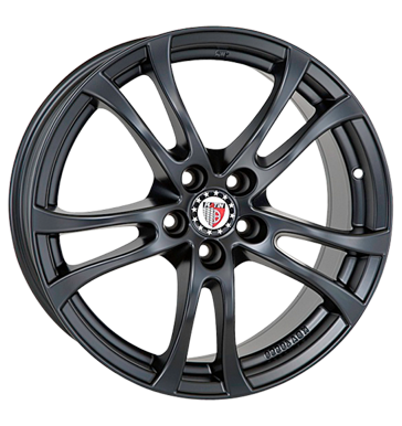 pneumatiky - 7.5x17 5x115 ET42 Platin P64 schwarz schwarz matt DOTZ Rfky / Alu Offroad Zimn 17.5 