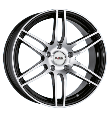 pneumatiky - 7.5x17 5x112 ET35 Platin P65 schwarz schwarz poliert Chlazen - Air Rfky / Alu COM 4 KOLA BRABUS pneumatiky