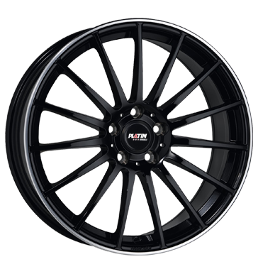 pneumatiky - 8.5x19 5x112 ET45 Platin P75 schwarz black lip polished motec Rfky / Alu pneumatick nrad kapuce lift Autoprodejce