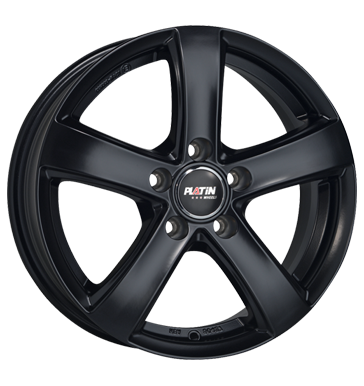 pneumatiky - 7.5x17 5x112 ET45 Platin P77 schwarz schwarz matt antny vozidel Rfky / Alu Motorsport provozn zarzen pneumatiky