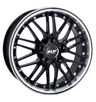 pneumatiky - 7.5x17 5x110 ET38 Proline PI schwarz black brillant poliert ETA BETA Rfky / Alu Offroad letn automobilov sady pneus