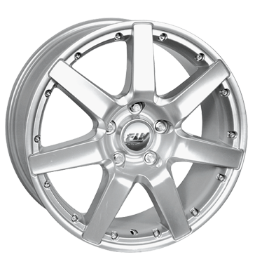 pneumatiky - 8.5x19 5x130 ET60 Proline PJ silber silber hochglanz Konzole + drzk Rfky / Alu vstrazn trojhelnky Wheelworld Autodlna