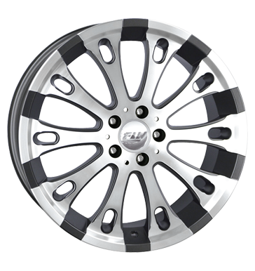 pneumatiky - 8x18 5x110 ET35 Proline PP grau / anthrazit Carbon matt Rial Rfky / Alu hasic prstroj odevy pneumatiky