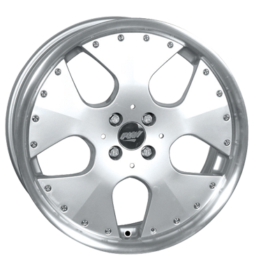 pneumatiky - 7x17 4x108 ET40 Proline PS silber silber hochglanz motocykl Rfky / Alu Maxx Kola SCHMIDT disky