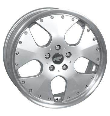 pneumatiky - 8x18 5x112 ET43 Proline PS silber silber hochglanz BRABUS Rfky / Alu Single Arm lkrnicky b2b pneu