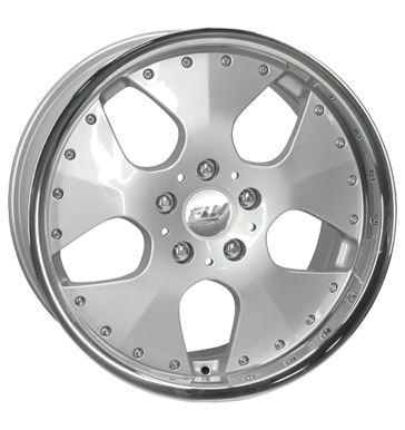 pneumatiky - 9.5x18 5x120 ET39 Proline PS silber silber mit Edelstahlbett F-replika Rfky / Alu Svetla + Lights Offroad Mud Terrain pneu b2b