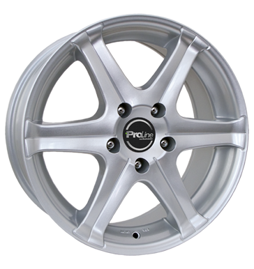 pneumatiky - 8.5x18 5x130 ET51 Proline PV/s silber silver dly na nkladn auta Rfky / Alu Parka Offroad cel rok pneu b2b