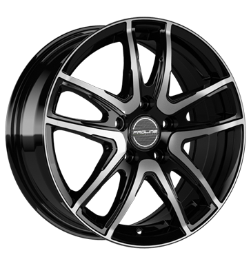 pneumatiky - 7.5x18 5x112 ET45 Proline PXV schwarz black polished cel rok Rfky / Alu hyundai Csti RV + Caravan pneumatiky