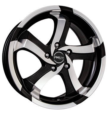 pneumatiky - 8x18 5x114.3 ET42 Proline PXX grau / anthrazit carbon matt polished Diablo Rfky / Alu FOSAB Zimn kompletn kola (ocel) pneus