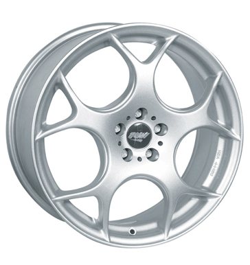 pneumatiky - 7.5x17 5x108 ET35 Proline R silber sportsilber AZEV Rfky / Alu ozdobnmi kryty ocelov rfek pneu