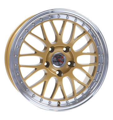 pneumatiky - 8.5x19 5x112 ET28 R-Style RS2 gold gold Horn poliert Offroad cel rok od 17,5 